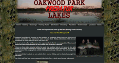 Desktop Screenshot of oakwoodparklakes.co.uk