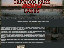 Tablet Screenshot of oakwoodparklakes.co.uk